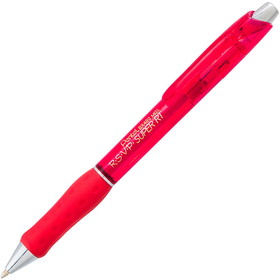 Pentel PENBX480B Rsvp Super Rt Ballpoint Pen Red, Retractable