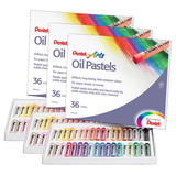 Pentel PENPHN36-3 Pentel Oil Pastels 36 Per Pk (3 BX)