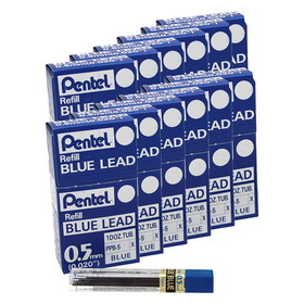 Pentel PENPPB5-12 Refill Lead Blue 0.5Mm Fine, 12 Pcs/Tube (12 EA)
