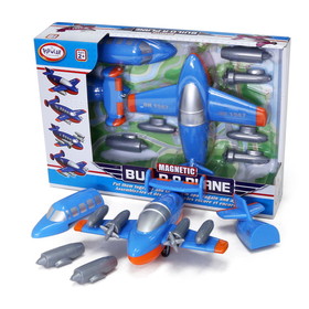 Popular Playthings PPY60501 Magnetic Build A Truck Plane