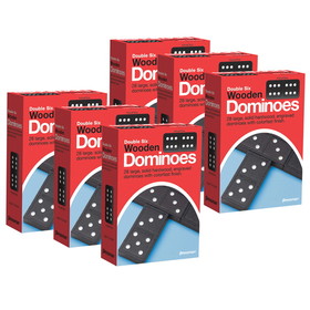 Pressman PRE152112-6 Double Six Dominoes (6 EA)