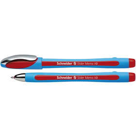 Schneider PSY150202 Schneider Red Memo Slider Xb, Ballpoint Pen