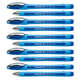Schneider PSY150203-10 Schneider Blue Memo Slider, Xb Ballpoint Pen (10 EA)