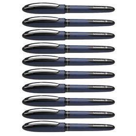 Schneider PSY183001-10 Schneider Black One, Business Roller Ball Pen (10 EA)