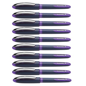 Schneider PSY183008-10 Schneider Purple One, Business Rollerball Pen (10 EA)