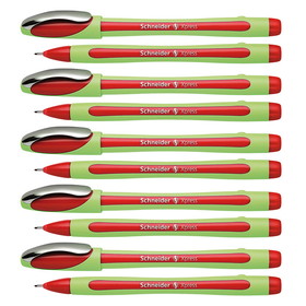 Schneider PSY190002-10 Schneider Red Xpress, Fineliner Fiber Tip Pen (10 EA)