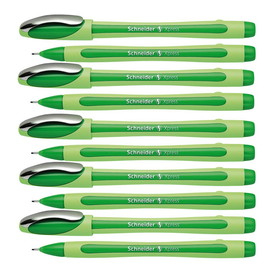 Schneider PSY190004-10 Schneider Green Xpress, Fineliner Fiber Tip Pen (10 EA)