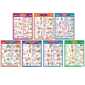 Poster Pals PSZP23 Verb Posters Spanish