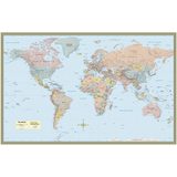 Barcharts QS-9781423220831 World Map Laminated Poster 50 X 32