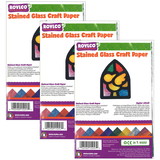 Roylco R-15257-3 Stained Glassine Paper (3 PK)