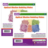 Roylco R-5841-2 Optical Illusion Rubbing, Plates (2 PK)