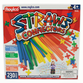 Roylco R-6085 Straws & Connectors 230 Pieces