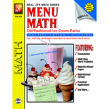 Remedia Publications REM101B Menu Math Ice Cream Parlor Book-2 Multi