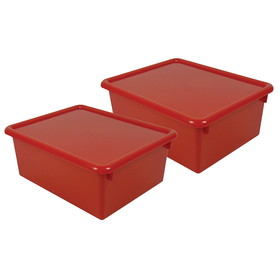 Romanoff ROM16002-2 Stowaway Red Letter Box, With Lid 13-1/2 X 10-3/4 X 5-3/8 (2 EA)