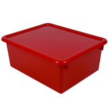 Romanoff ROM16002 Stowaway Red Letter Box With Lid 13 X 10-1/2 X 5