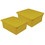 Romanoff ROM16003-2 Stowaway Yellow Letter Box, With Lid 13-1/2 X 10-3/4 X 5-3/8 (2 EA)