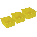 Romanoff ROM16103-3 Stowaway Letter Box Yellow, No Lid 13-1/8 X 10-1/2 X 5-1/4 (3 EA)