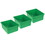 Romanoff ROM16105-3 Stowaway Letter Box Green, No Lid 13-1/8 X 10-1/2 X 5-1/4 (3 EA)