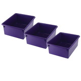 Romanoff ROM16106-3 Stowaway Letter Box Purple, No Lid 13-1/8 X 10-1/2 X 5-1/4 (3 EA)