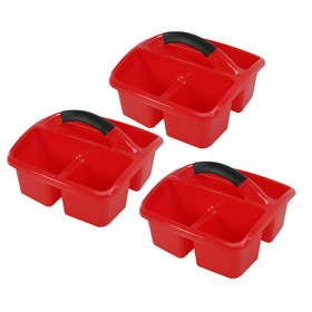 Romanoff ROM26902-3 Deluxe Small Utility Caddy, Red (3 EA)