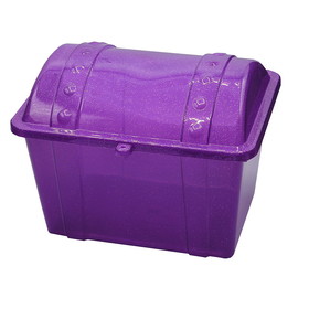 Romanoff ROM49786 Jr Treasure Chest Purple Sparkle
