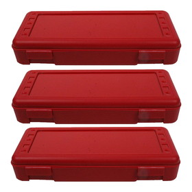 Romanoff ROM60302-3 Ruler Box Red (3 EA)