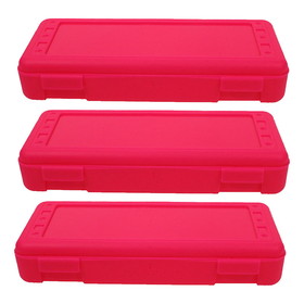 Romanoff ROM60307-3 Ruler Box Hot Pink (3 EA)