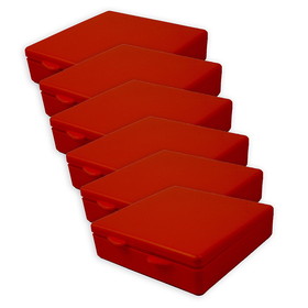 Romanoff ROM60402-6 Micro Box 4X4X1In Red (6 EA)