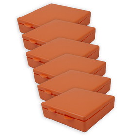 Romanoff ROM60409-6 Micro Box 4X4X1In Orange (6 EA)