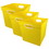 Romanoff ROM72503-3 Cube Bin Yellow (3 EA)