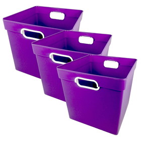 Romanoff ROM72506-3 Cube Bin Purple (3 EA)