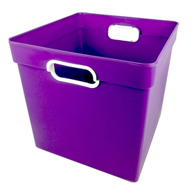 Romanoff ROM72506 Cube Bin Purple