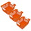 Romanoff ROM74909-3 Orange Book Basket (3 EA)