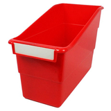 Romanoff ROM77202 Red Shelf File With Label Holder
