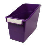 Romanoff ROM77206 Purple Shelf File With Label Holder