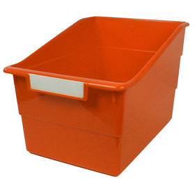 Romanoff ROM77309 Wide Orange File With Label Holder
