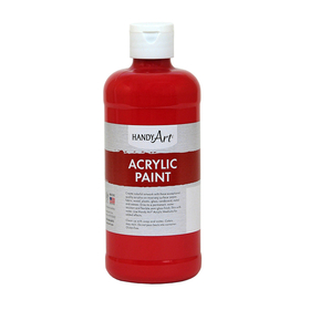 Rock Paint / Handy Art RPC101040 Acrylic Paint 16 Oz Brite Red