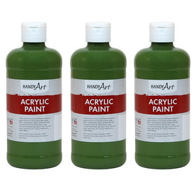 Handy Art RPC101045-3 Acrylic Paint 16 Oz Green, Oxide (3 EA)