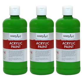 Handy Art RPC101110-3 Acrylic Paint 16 Oz Light, Green (3 EA)
