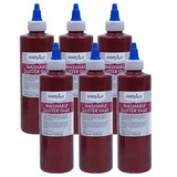 Handy Art RPC146020-6 Washable Glitter Glue 8 Oz, Red Handy Art (6 EA)