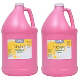 Handy Art RPC204722-2 Tempera Paint Gallon Pink, Little Masters (2 EA)