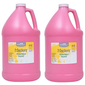 Handy Art RPC204722-2 Tempera Paint Gallon Pink, Little Masters (2 EA)