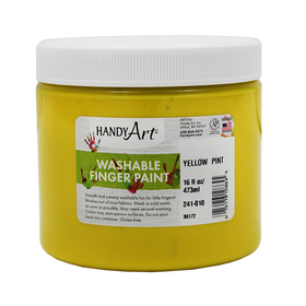 Rock Paint / Handy Art RPC241010 Handy Art Yellow 16Oz Washable - Finger Paint
