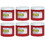Handy Art RPC241020-6 Handy Art Red 16Oz Washable, Finger Paint (6 EA)