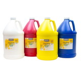 Handy Art RPC882731 Tempera Paint 4 Gal Kit Wh Yl Rd Bl