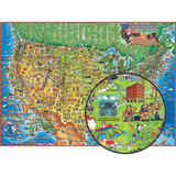 Round World Products RWPDM005 Childrens Map Of The Usa