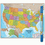 Round World Products RWPHM02 Hemispheres Laminated Map United - States, Price/EA
