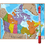 Round World Products RWPHM06 Hemispheres Laminated Map Canada, Price/EA