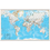 Round World Products RWPHM08 Contemp Laminated Wall Map World, Price/EA