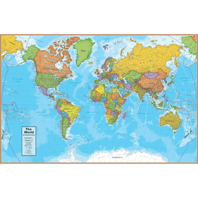 Waypoint Geographic RWPHMD01 World Desk Mat Giant Mouse Pad